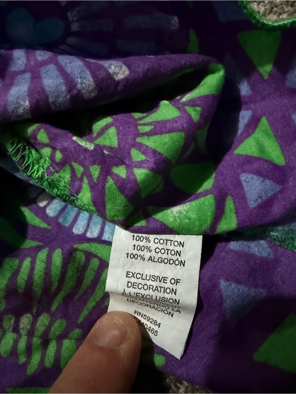 The Children’s Place purple and green dress lace top size medium (7/8) so cute